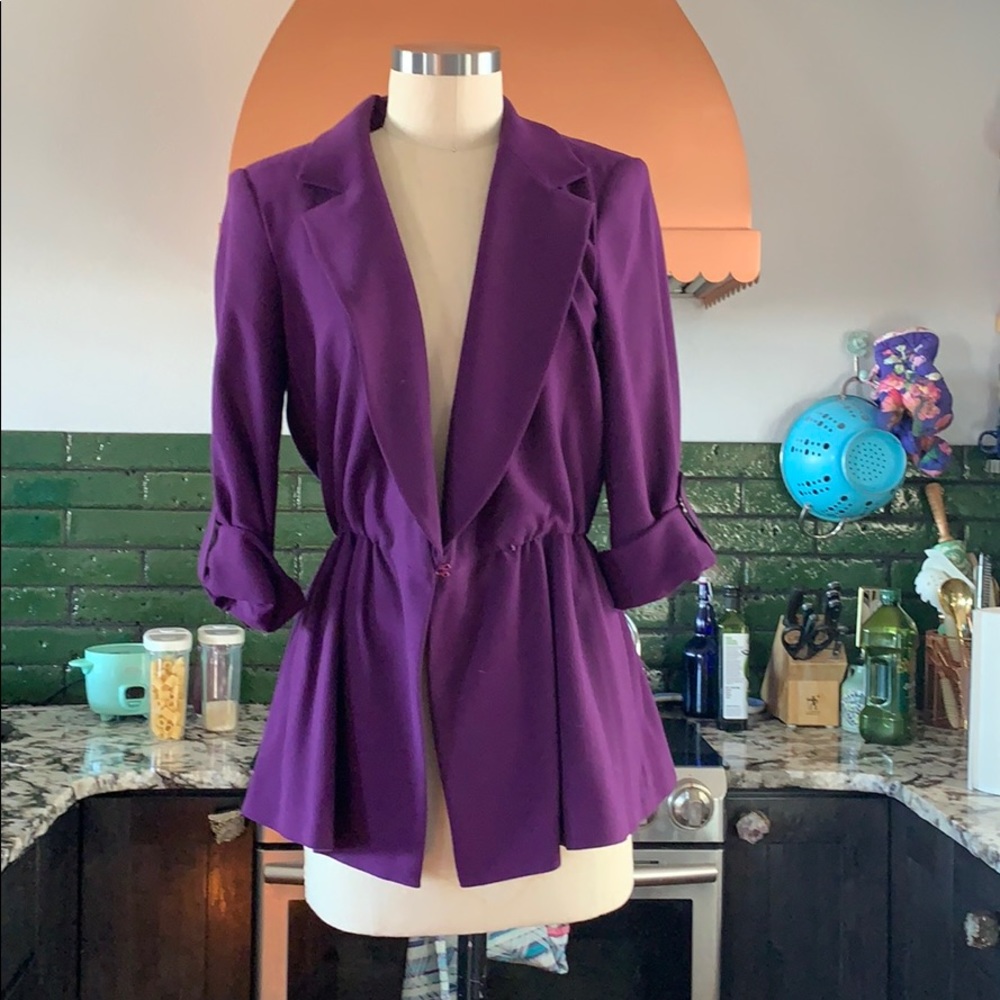 Alice + Olivia jacket with shoulder pads - Picture 1 of 3
